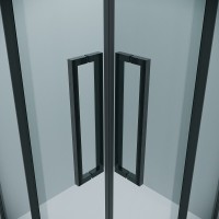 Душевой уголок Grossman Cosmo 300.K33.02.9090.42.00, 90 х 90 см, стекло прозрачное, профиль графит сатин