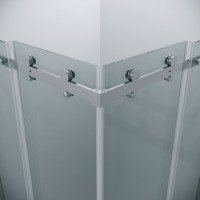 Душевой уголок Grossman Classic 300.K33.04.9090.10.00, 90 х 90 см, стекло прозрачное, профиль хром