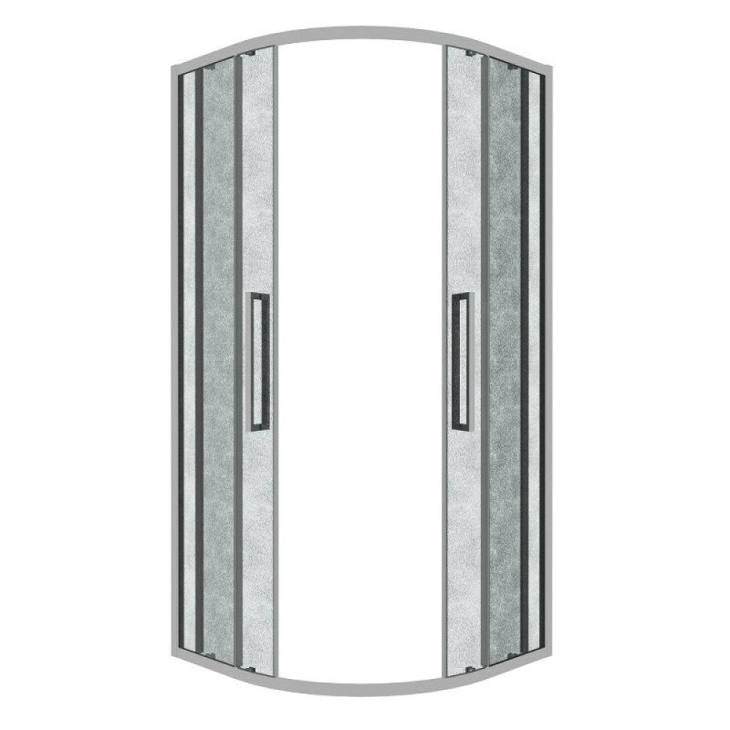 Душевой уголок Grossman Cosmo 301.K33.02.8080.10.02, 80 х 80 см, стекло шиншилла, профиль хром