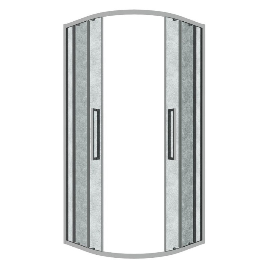 Душевой уголок Grossman Cosmo 301.K33.02.8080.10.02, 80 х 80 см, стекло шиншилла, профиль хром