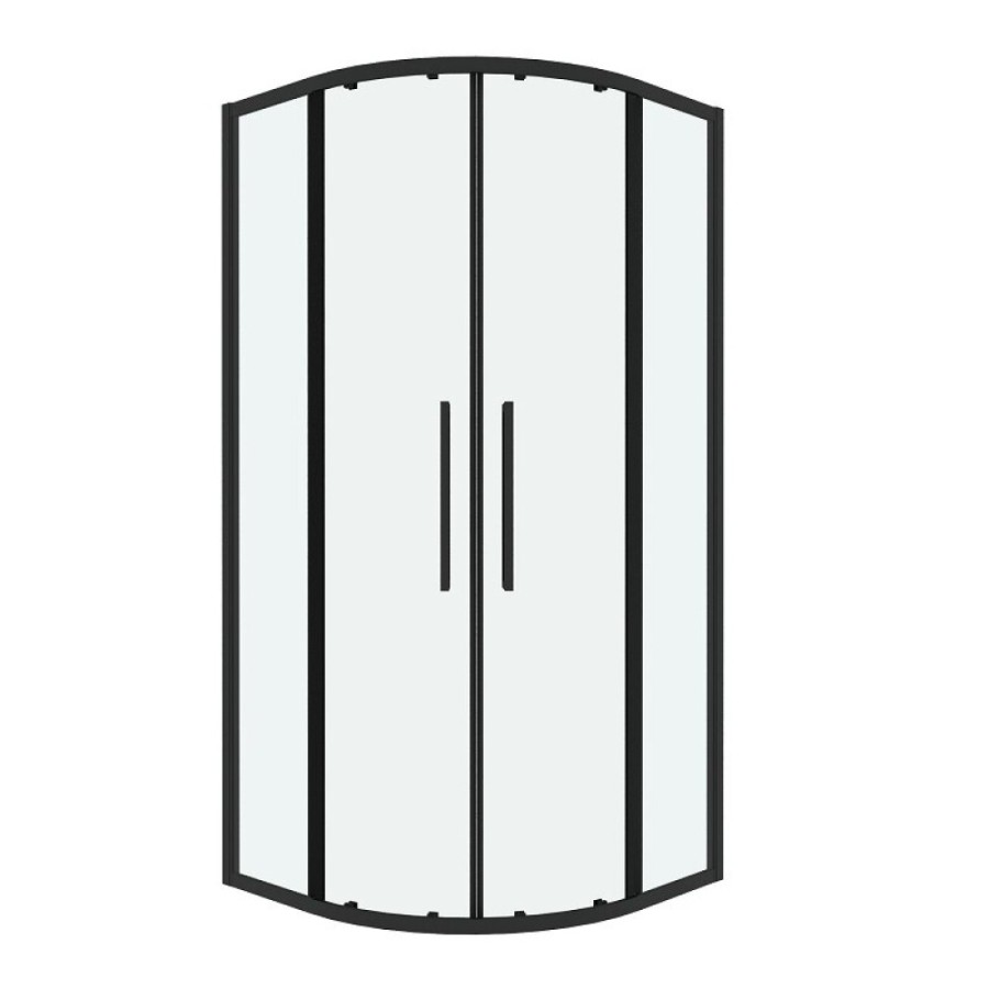 Душевой уголок Grossman Cosmo 301.K33.02.8080.21.00, 80 х 80 см, стекло прозрачное, профиль черный матовый
