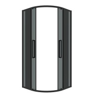 Душевой уголок Grossman Cosmo 301.K33.02.8080.21.10, 80 х 80 см, стекло тонированное, профиль черный матовый