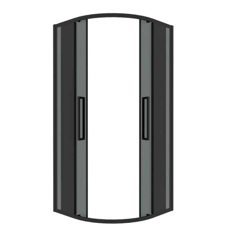 Душевой уголок Grossman Cosmo 301.K33.02.8080.21.10, 80 х 80 см, стекло тонированное, профиль черный матовый