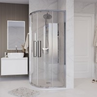 Душевой уголок Grossman Cosmo 301.K33.02.9090.10.00, 90 х 90 см, стекло прозрачное, профиль хром