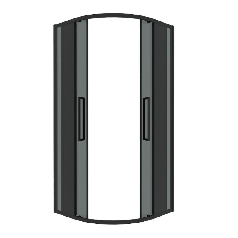 Душевой уголок Grossman Cosmo 301.K33.02.9090.21.10, 90 х 90 см, стекло тонированное, профиль черный матовый