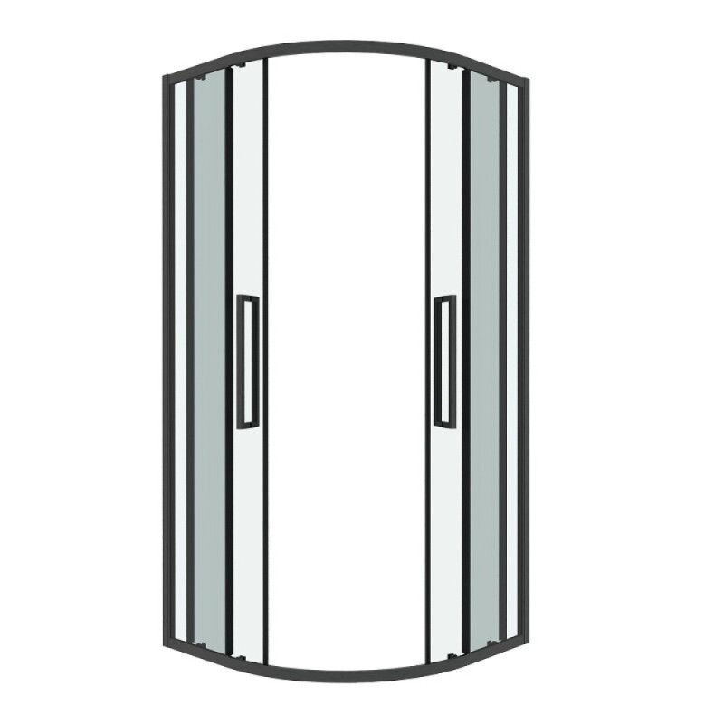 Душевой уголок Grossman Cosmo 301.K33.02.9090.42.00, 90 х 90 см, стекло прозрачное, профиль графит сатин