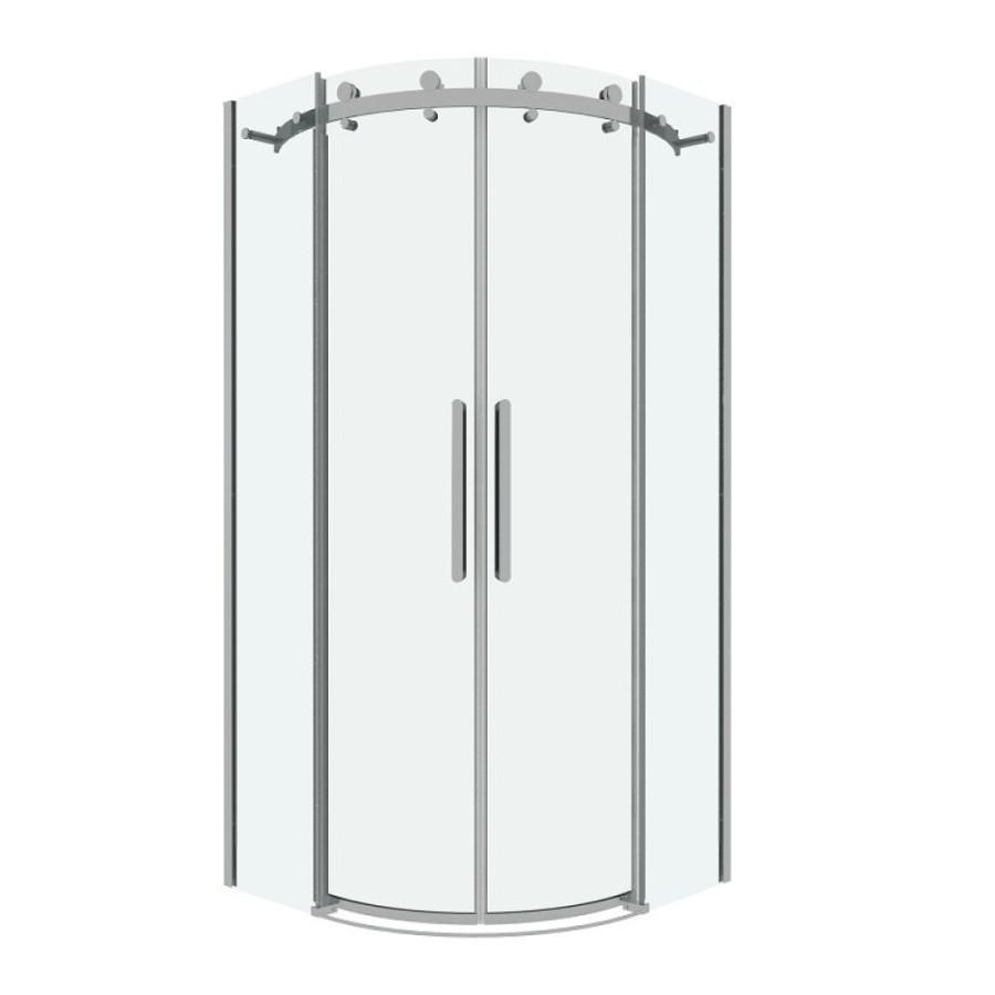 Душевой уголок Grossman Classic 301.K33.04.9090.10.00, 90 х 90 см, стекло прозрачное, профиль хром
