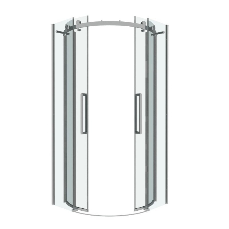 Душевой уголок Grossman Classic 301.K33.04.9090.10.00, 90 х 90 см, стекло прозрачное, профиль хром