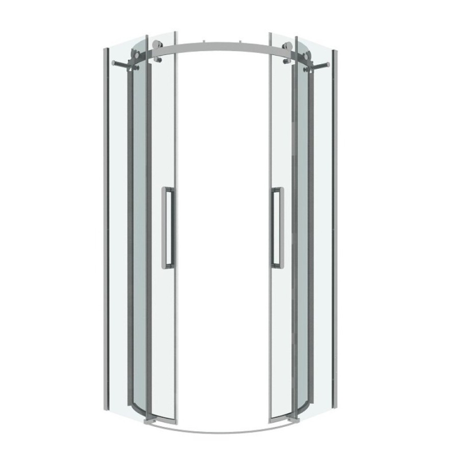 Душевой уголок Grossman Classic 301.K33.04.9090.10.00, 90 х 90 см, стекло прозрачное, профиль хром