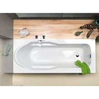 Ванна прямоугольная Cersanit Santana, 301034, белая, 150 х 70 см