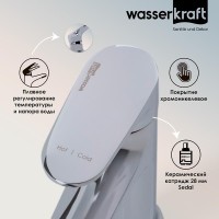 Смеситель для раковины WasserKRAFT Weida, хром, 3103