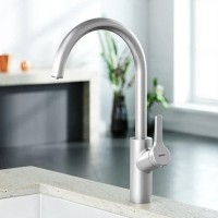 Смеситель Damixa Eclipse 310721400 для кухонной мойки, под фильтр, цвет никель