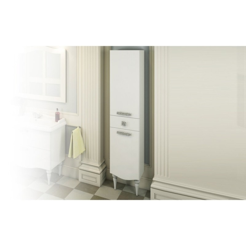 Пенал Comforty Монако, 40см, L/R белый, 00003129168