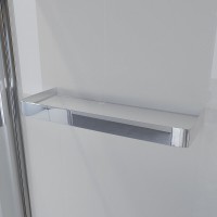 Душевая кабина Niagara Ultra NG-3150-01 150 x 70 см, высокий поддон, профиль хром, стекло прозрачное с матовой полосой, 31500164