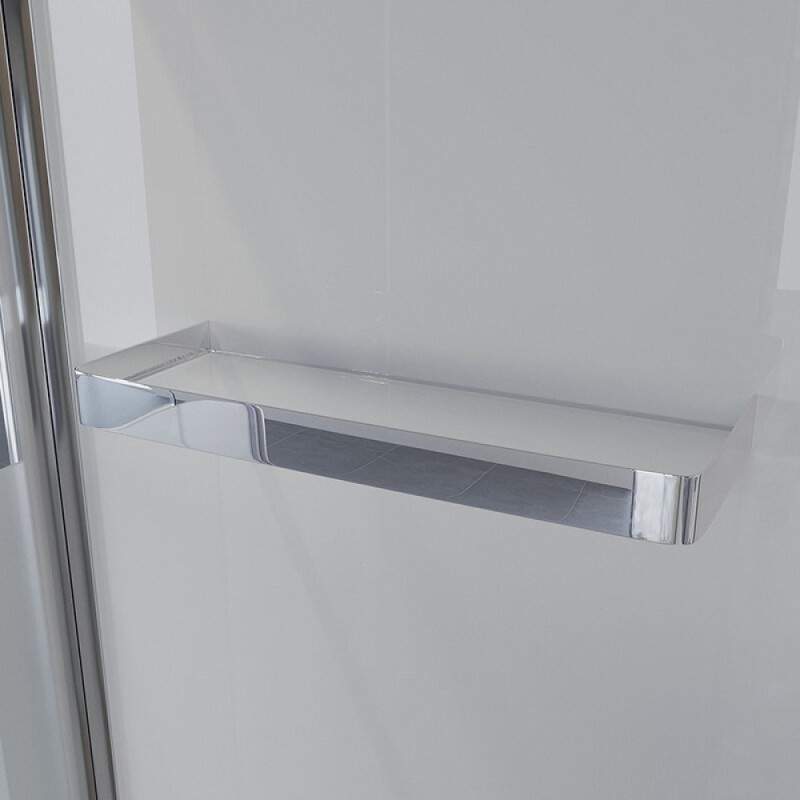 Душевая кабина Niagara Ultra NG-3150-01 150 x 70 см, высокий поддон, профиль хром, стекло прозрачное с матовой полосой, 31500164