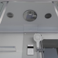 Душевая кабина Niagara Ultra NG-3150-01 150 x 70 см, высокий поддон, профиль хром, стекло прозрачное с матовой полосой, 31500164