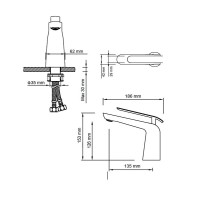 Смеситель Timo Olivia 3161/00F для раковины, хром