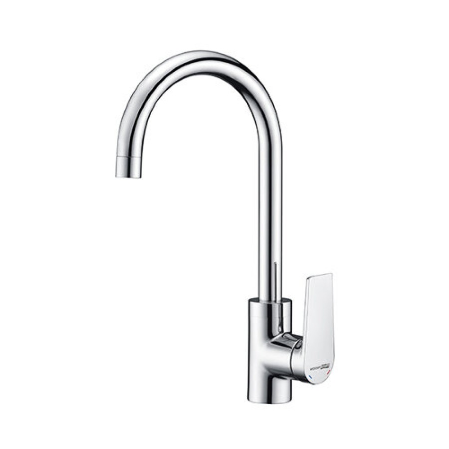 Смеситель WasserKRAFT 3207 для кухни с поворотным изливом, хром