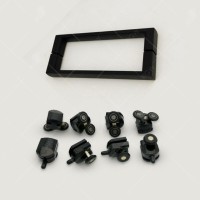 Душевой уголок RGW Classic CL-48-1B (CL-14B+Z-060-1B), 130 х 100 см, стекло прозрачное, профиль черный матовый, 320948130-014