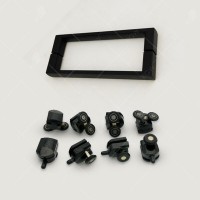 Душевой уголок RGW Classic CL-48-1B (CL-14B+Z-060-1B) 320948139-014, 130 х 90 см, стекло прозрачное, профиль черный
