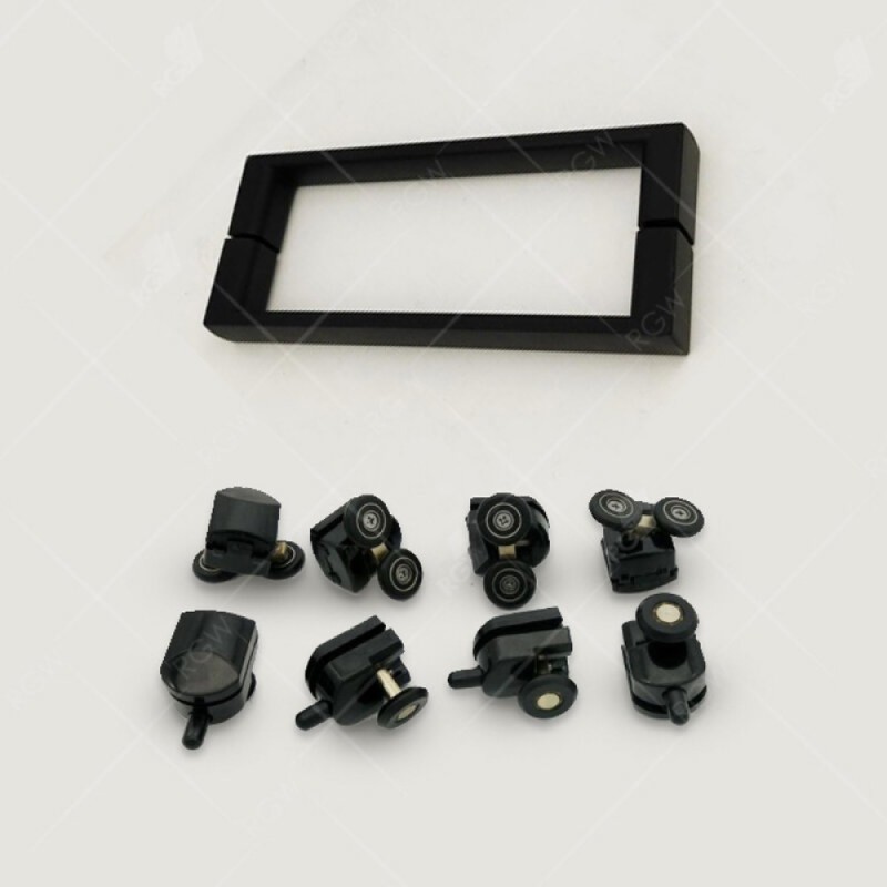 Душевой уголок RGW Classic CL-48B (CL-14B + Z-050-1B) 32094880-014, 100 х 80 см, стекло прозрачное, профиль черный