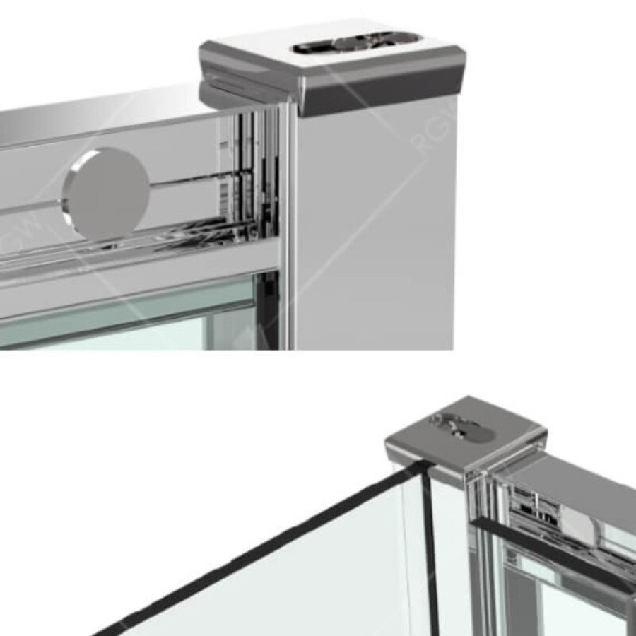 Душевой уголок RGW Classic CL-54, 80 х 80 см, стекло прозрачное, профиль хром, 32095488-11