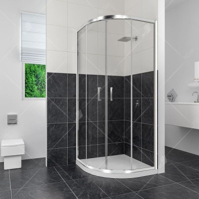 Душевой уголок RGW CL-54 32095499-11 90 х 90 см четверть круга, стекло прозрачное, хром