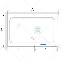 Душевой уголок RGW Stilvoll SV-42 (SV-12 + Z-050-2) 32324282-011, 120 х 80 см, стекло прозрачное, профиль хром