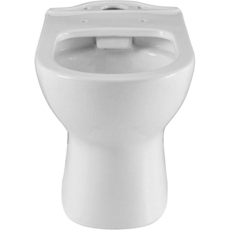 Унитаз-компакт безободковый Aquanet Ray-C 326011/326012, крышка микролифт, цвет белый