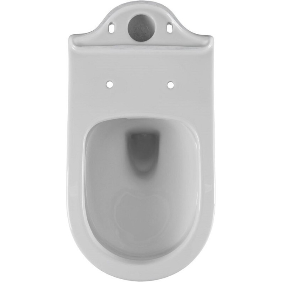Унитаз-компакт безободковый Aquanet Ray-C 326011/326012, крышка микролифт, цвет белый