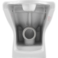 Унитаз-компакт безободковый Aquanet Ray-C 326011/326012, крышка микролифт, цвет белый