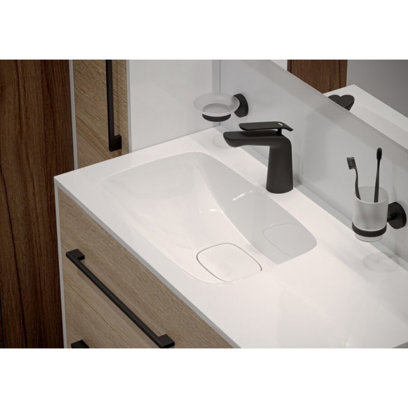 Смеситель Timo Olivia 3261/03F для раковины, чёрный матовый