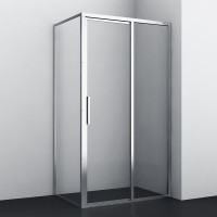 Душевой уголок WasserKRAFT Lopau 32S, 120 х 90 см, профиль хром, стекло прозрачное, 32S07L/R