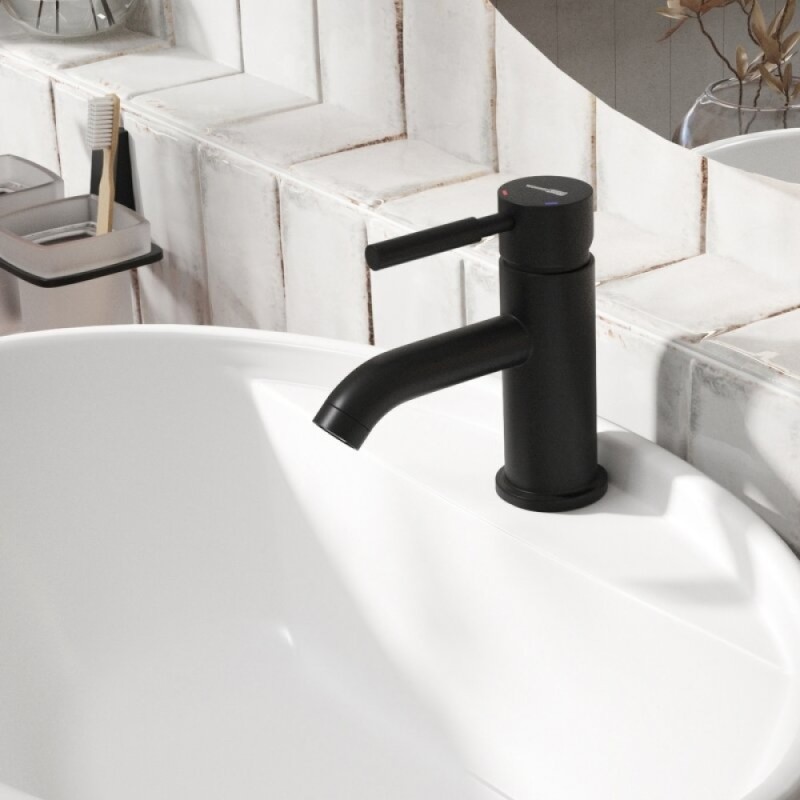 Смеситель для раковины WasserKRAFT Gollach, черный матовый, 3305
