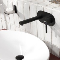 Смеситель для раковины WasserKRAFT Gollach, черный матовый, 3330
