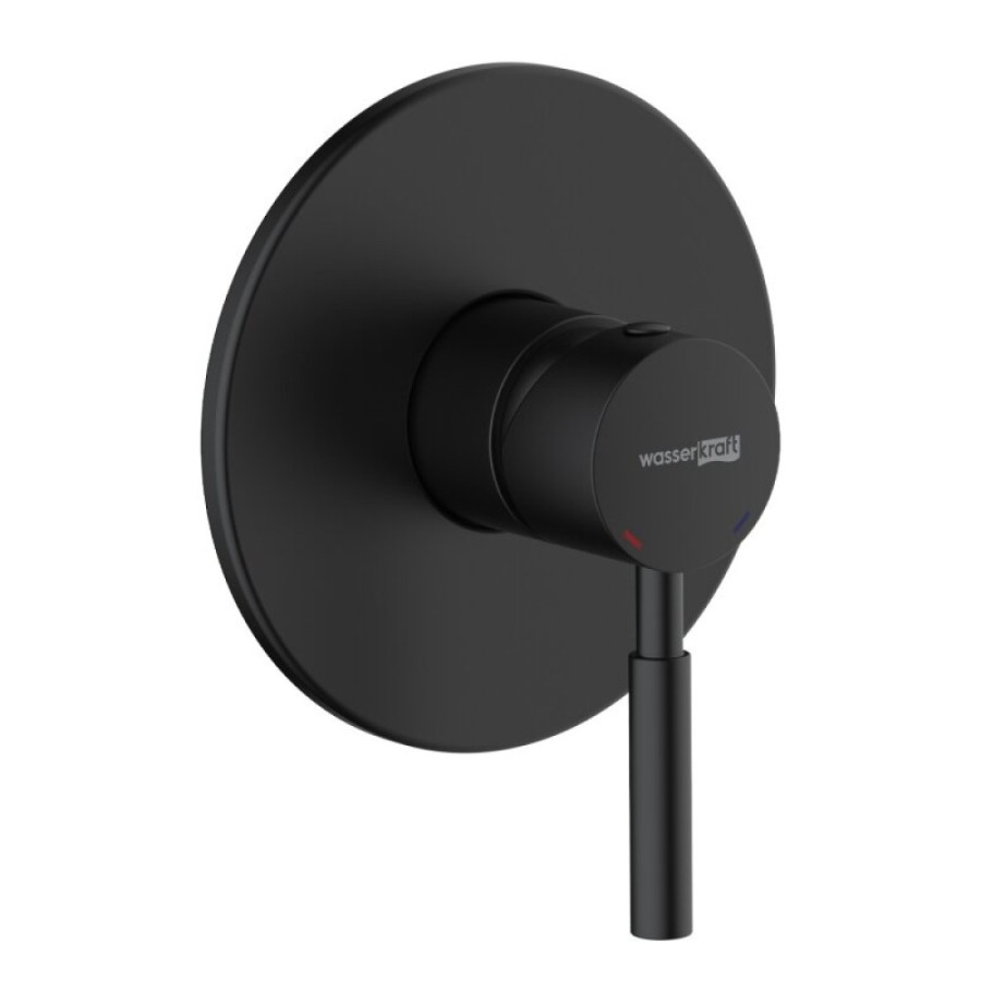 Смеситель для душа WasserKRAFT Gollach, черный матовый, 3351