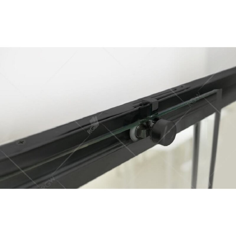 Шторка на ванну RGW SC-45 B, 34114518-14, 180 x 150 см стекла прозрачные, профиль черный