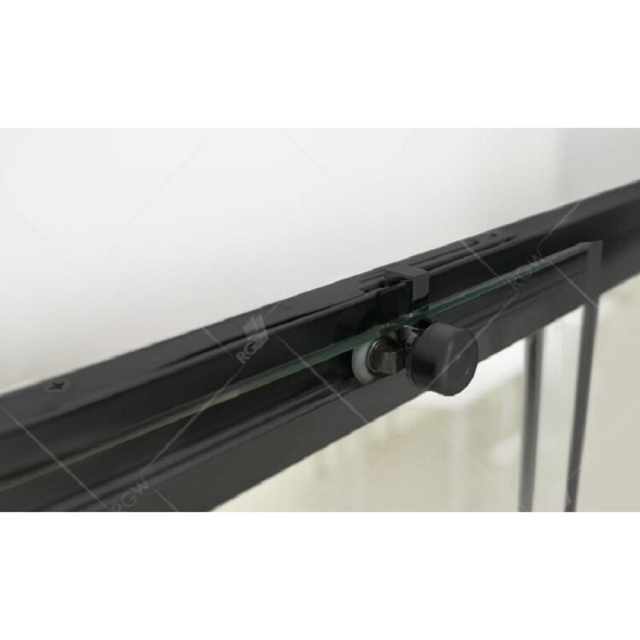 Шторка на ванну RGW SC-45 B, 34114518-14, 180 x 150 см стекла прозрачные, профиль черный