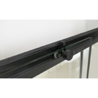 Душевой уголок RGW LE-41 B, 34124100-014, 100 х 100 x 195 см, стекло прозрачное, профиль черный