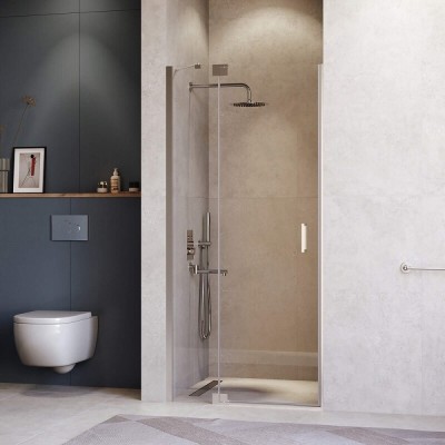 Душевая дверь в нишу RGW Hotel HO-014 350601411-11, 110 см, стекло прозрачное, профиль хром
