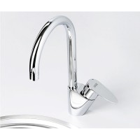 Смеситель WasserKRAFT LEINE 3507 для кухни с поворотным изливом, хром
