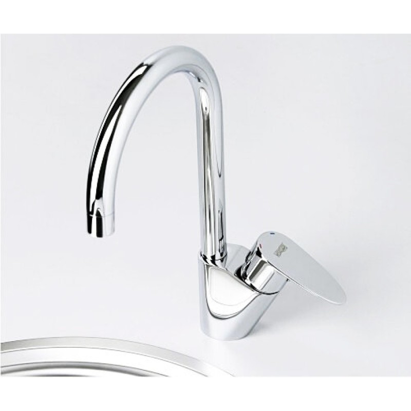 Смеситель WasserKRAFT LEINE 3507 для кухни с поворотным изливом, хром