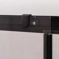Душевая дверь RGW Passage PA-017, 350801718-24, 180 х 195 см, стекло матовое, профиль черный