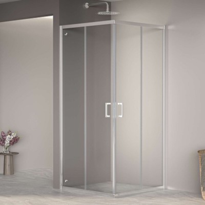Душевой уголок RGW PA-030 Passage 3508103077-11, 70 х 70 см, стекло прозрачное, профиль хром