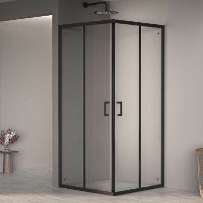 Душевой уголок RGW PA-030B Passage 3508103077-14, 70 х 70 см, стекло прозрачное, профиль черный