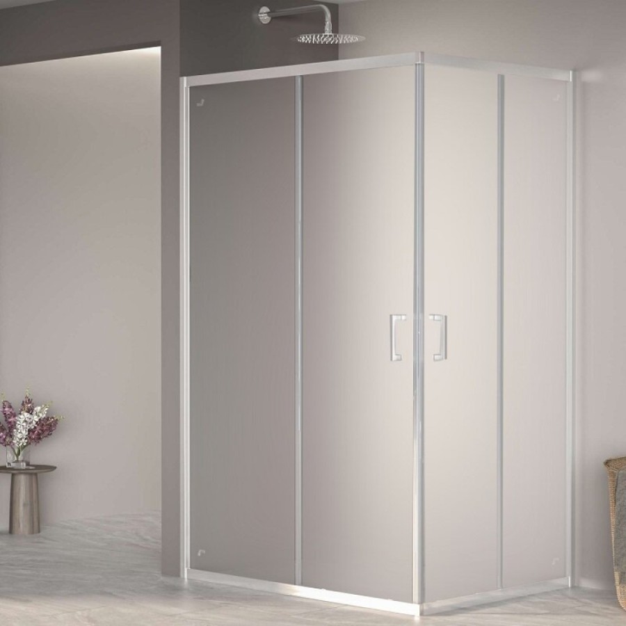 Душевой уголок RGW Passage PA-040 3508104092-21, 90 х 120 см, стекло матовое, профиль хром