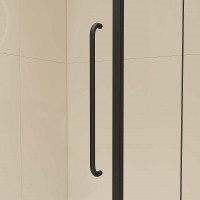 Душевой уголок RGW Classic CL-046-B, 350904608-24, 100 х 80 см, стекло матовое, профиль черный