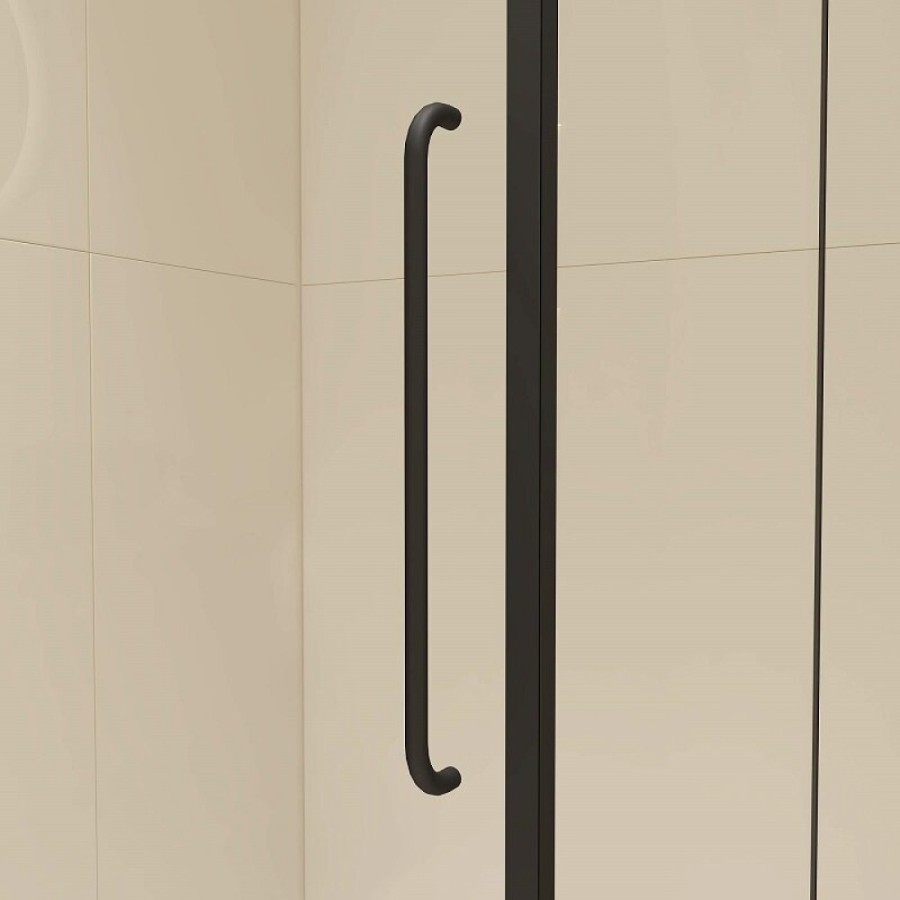 Душевой уголок RGW Classic CL-046-B, 350904608-24, 100 х 80 см, стекло матовое, профиль черный