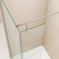 Душевой уголок RGW WA-050 (WA-002 + Z-070) Walk In 351005063-11, 120 x 60 см, распашная створка, стекло прозрачное, профиль хром