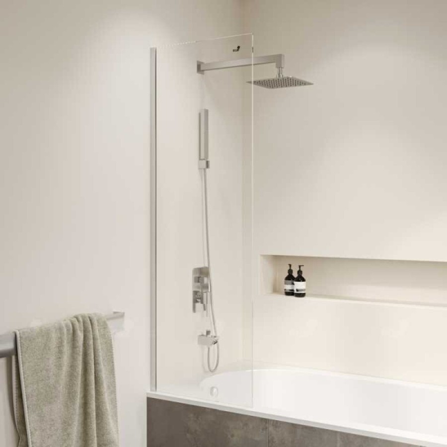Шторка на ванну RGW SC-056, 30 x 150 см, стекло прозрачное, профиль хром, 351105630-11